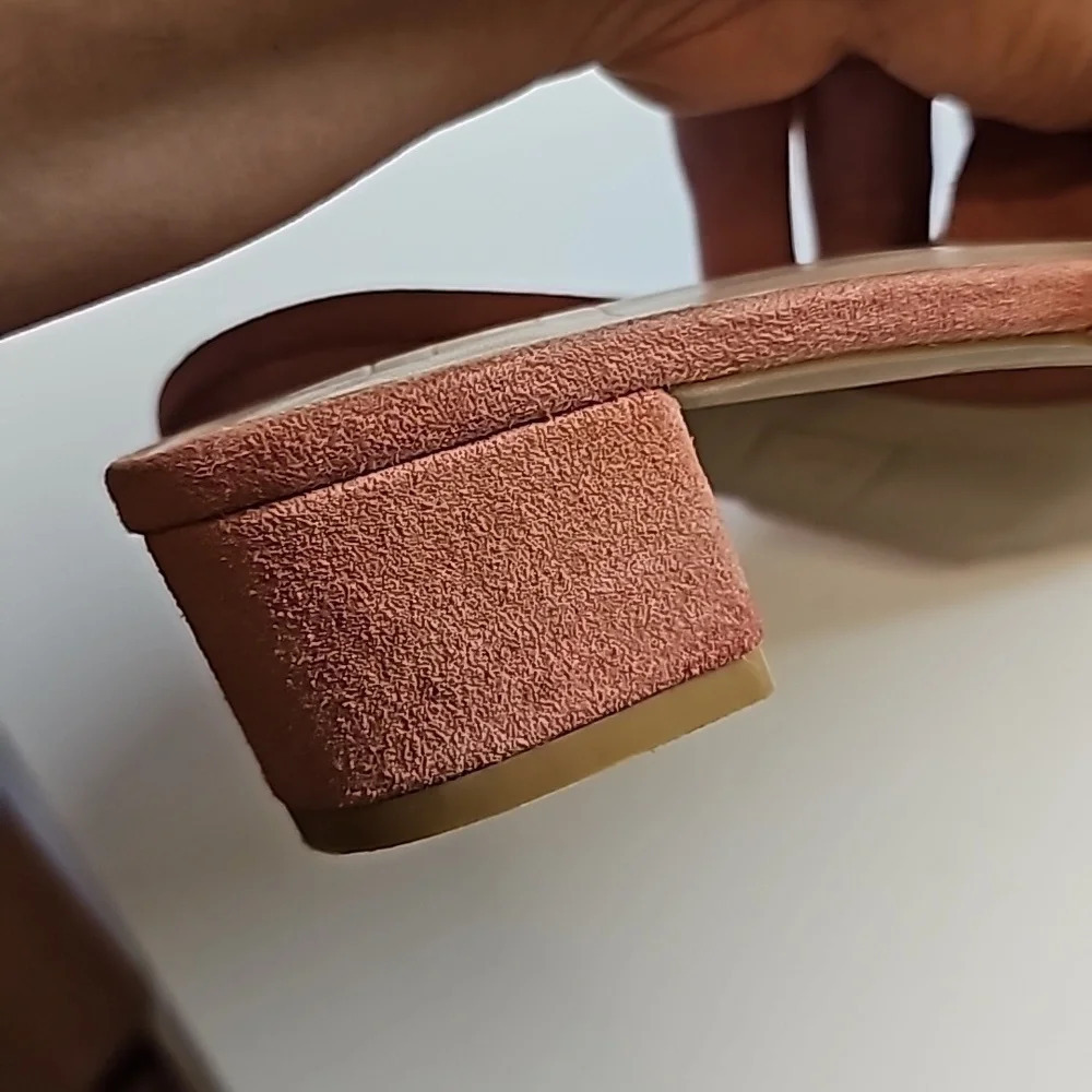 Criss-Cross Block Heel Mules - Picture 11 of 11